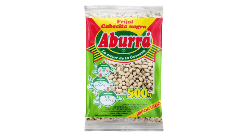 FRIJOL CABEZA NEGRA ABURRA X 500G