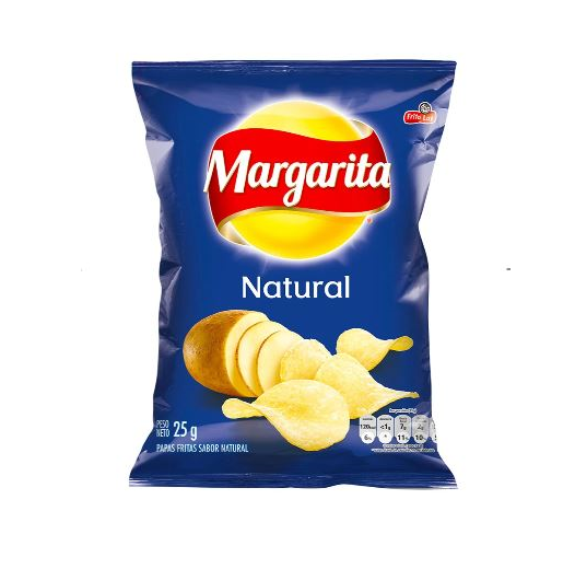 PAPAS MARGARITA NATURAL 25 G