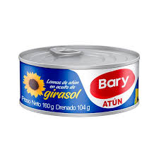 ATUN LOMOS EN ACEITE BARY X 140 G