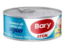 ATUN LOMOS EN AGUA BARY X 140G