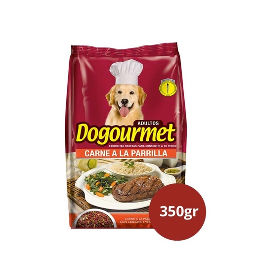 DOGOURMET 2 CARNE A LA PARRILLA X 350 G