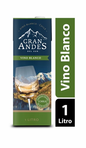 VINO GRAN ANDES BLANCO X 1 L